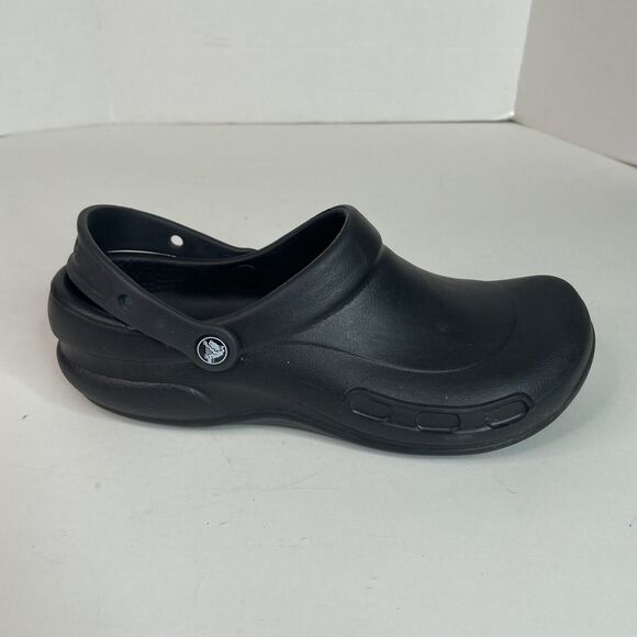Crocs Other - Crocs Classic Clog Sandle Mens 10 Womens 12, All Black, Strap, Unvented